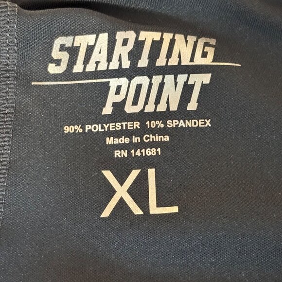 Starting Point Womens Tummy Control Performance Shorts XL Gray With Pockets - Picture 6 of 13